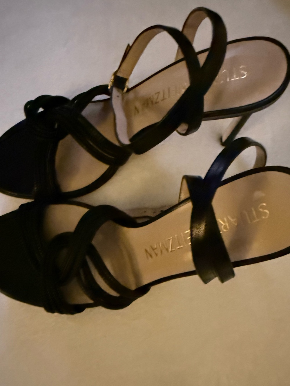 Stuart Weitzman Twist 95 Strappy High-Heel Sandals